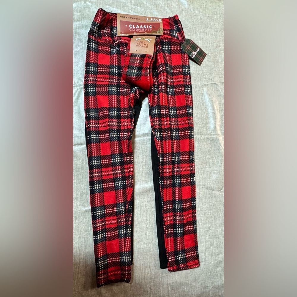 2 PACK
FLEECE  Concepts LEGGINGS Small petite